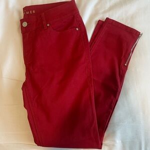 Women’s Red White House Black Market pants
